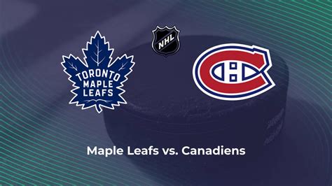 canadiens vs maple leafs odds
