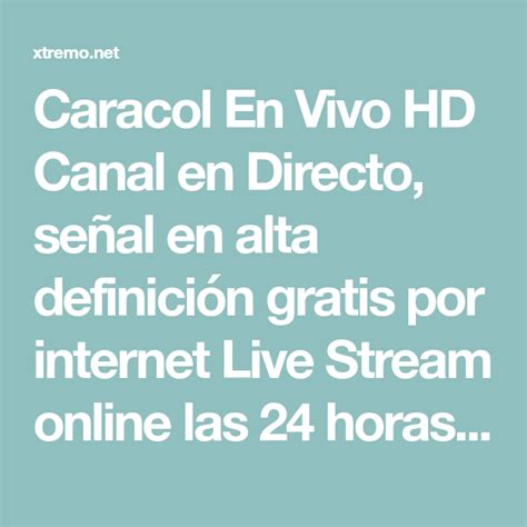 canal caracol live strem free