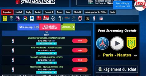 canal sport streaming direct gratuit