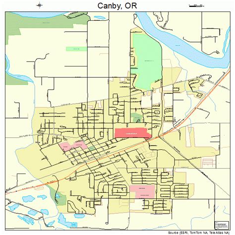 Canby Oregon Map