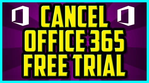 cancel best buy office 365 free trial
