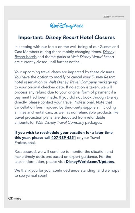 cancel disneyland hotel reservation