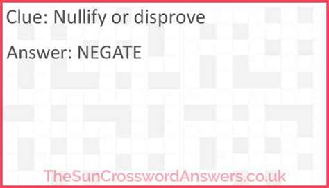 cancel out nullify crossword clue