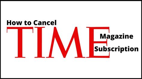 cancel time magazine subscription uk