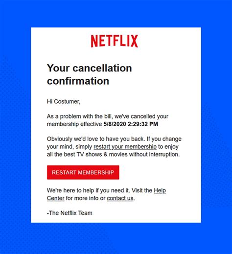 Cancellation Confirmation