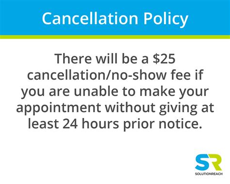cancellation policy