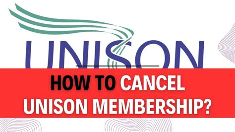 cancelling unison membership online