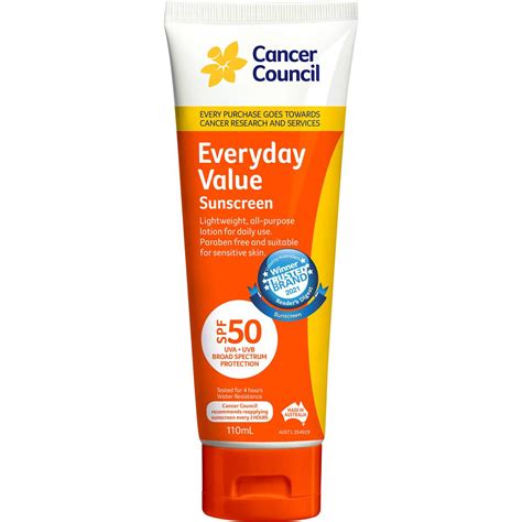 cancer council approved sunscreen