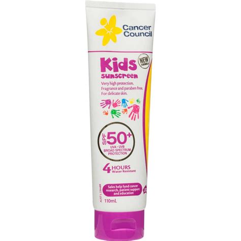 cancer council kids sunscreen