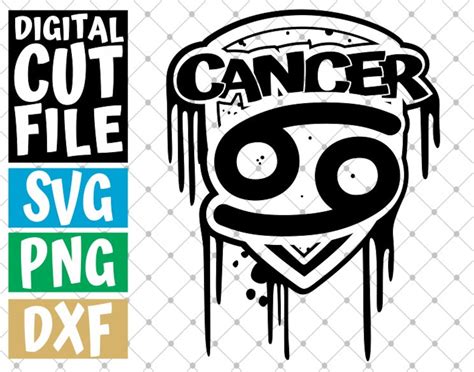 Cancer svg, Astrology zodiac sign svg, png, eps, dxf, pdf ClipInk