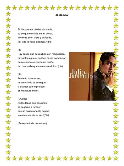 canciones de julio jaramillo letra