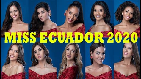 candidatas miss ecuador 2024