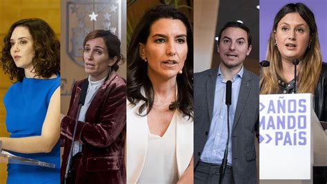 candidatos a la comunidad de madrid 2023