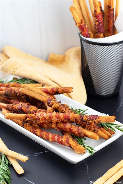 Candied Bacon Breadsticks
