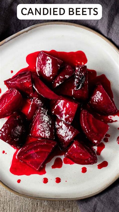 Candied Beets Dessert