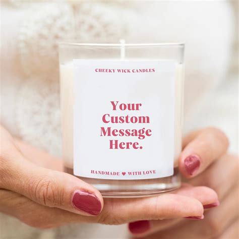 Candle Gift Message