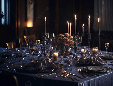 Candle Light Dinner Background Video