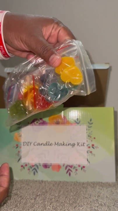 candle making kit unboxing