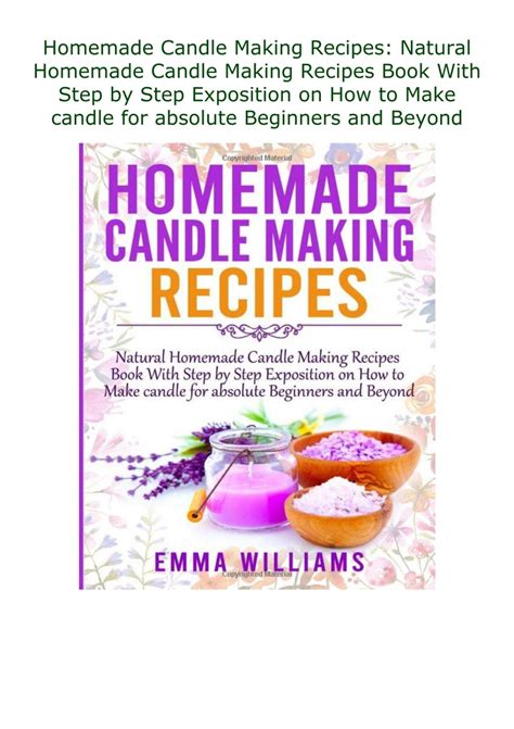 Candle Making Recipes Pdf