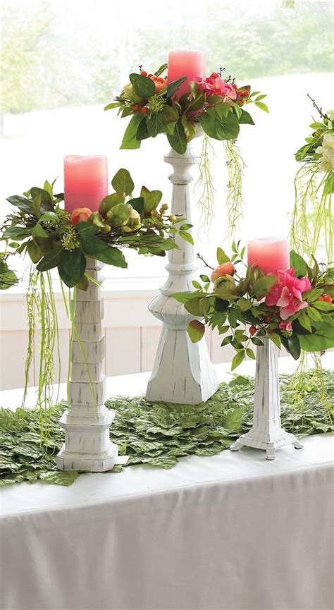 Candlestick Flower Arrangements