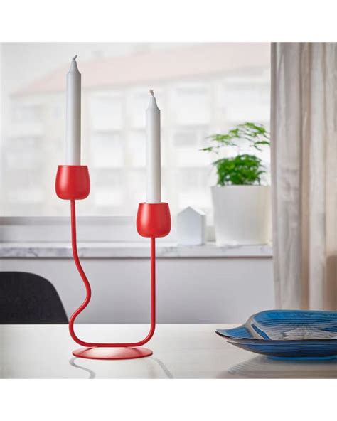 Candlestick Red Holder