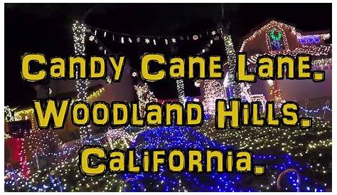 Candy Cane Lane 2018 Woodland Hills On In , Neighbors Worry