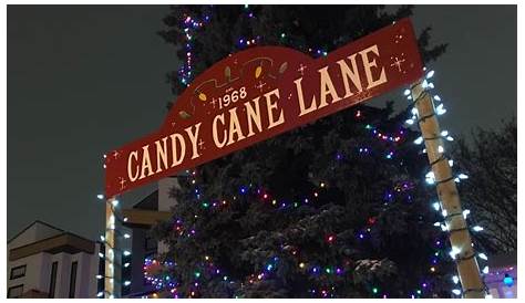 Candy Cane Lane Edmonton 2017 Lights Up For YouTube