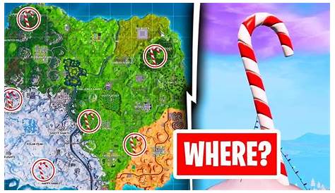 Candy Cane Locations Fortnite Battle Royale Season 7 2 s Map Free V Bucks 2018 Generator