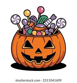 candy bucket drawing
