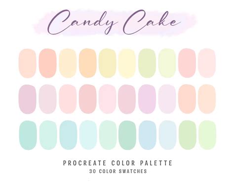 candy cake colour