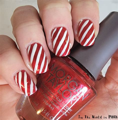 Candy Cane Nails