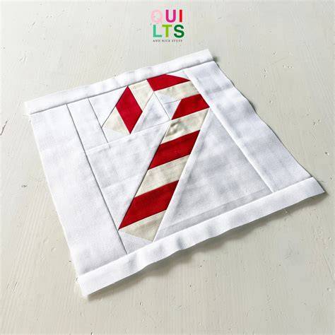 Candy cane quilt pattern