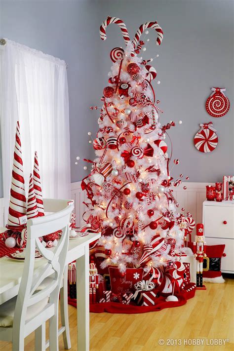 Candy Cane Theme Christmas Tree