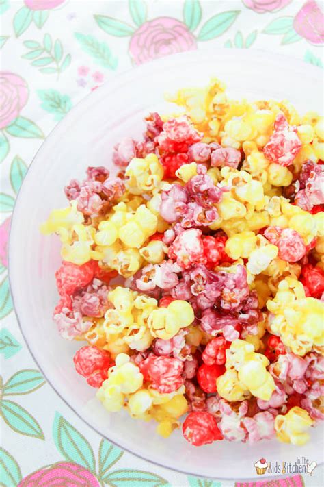 Candy Coated Popcorn With Jello