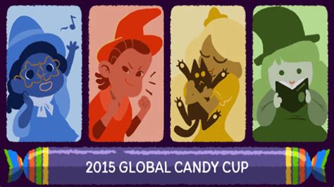 candy cup google doodle
