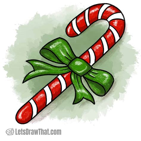 candy drawing christmas