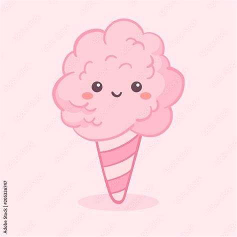 candy floss drawing