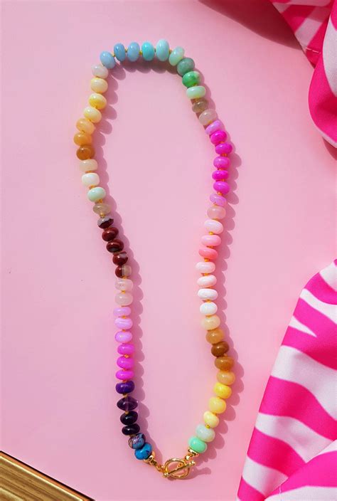 candy gemstone necklace