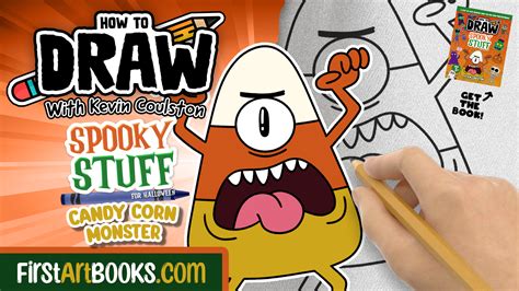 candy monster drawing