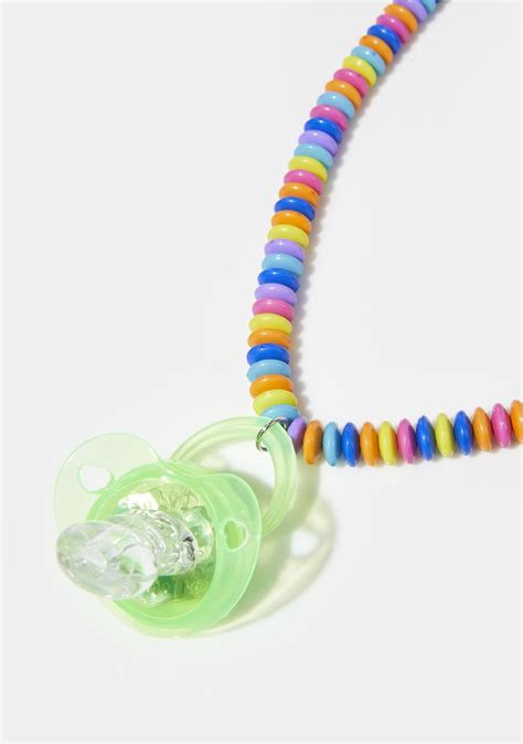 Candy Pacifier Necklace