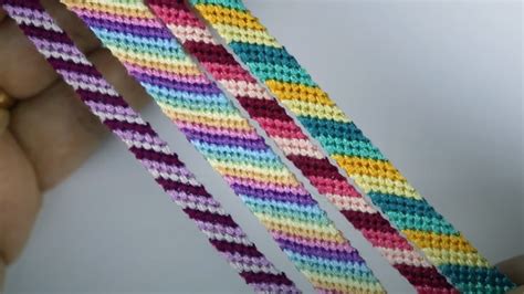 Candy Stripe Bracelet Pattern Braceletbook