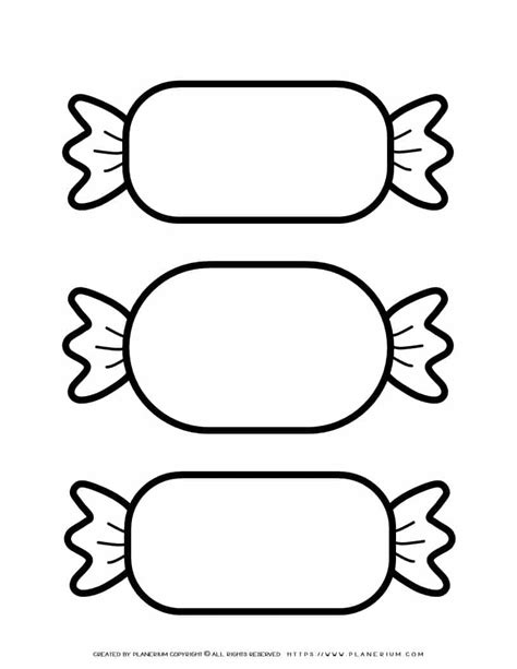 Candy Template Free Printable