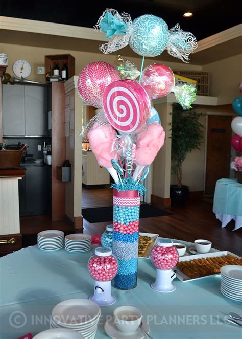 Candy Theme Centerpieces
