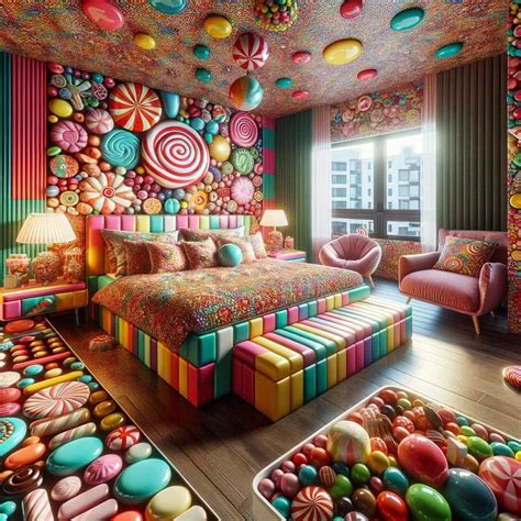 Candy Themed Bedroom
