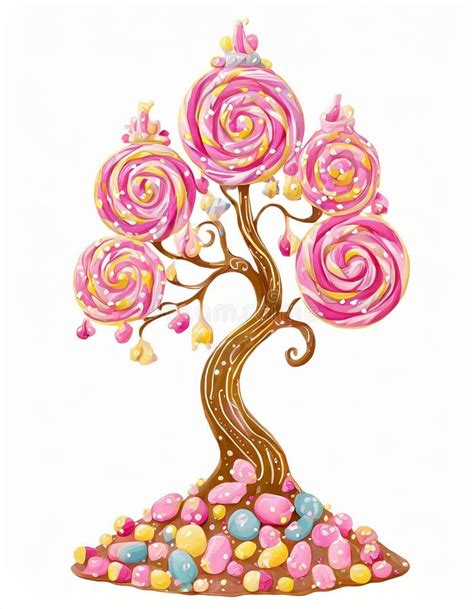 candy tree drawing