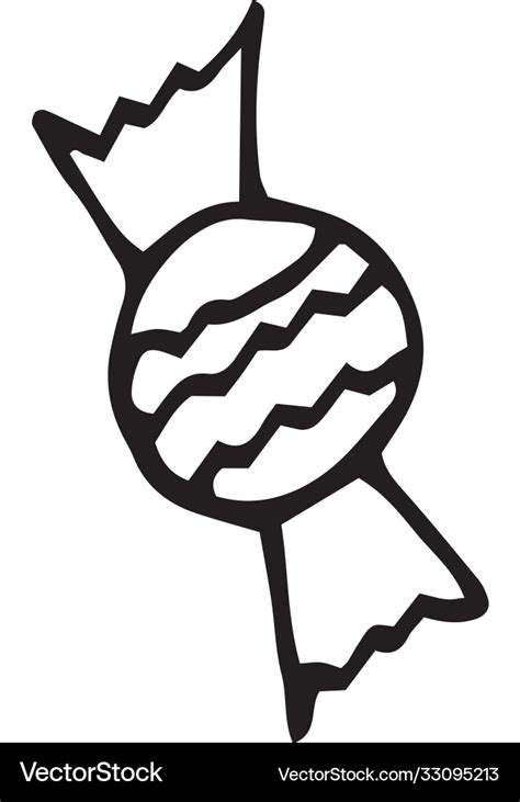 candy wrapper drawing easy