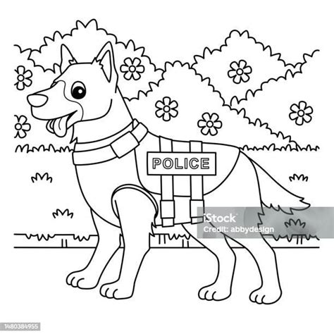Dibujos Para Colorear De Perros Policias Impresion gratuita