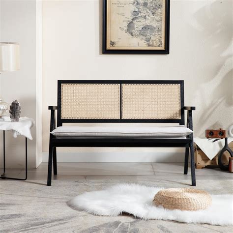 Top 10 Stylish and Comfortable Cane Benches with Backrest for Indoor and Outdoor Use