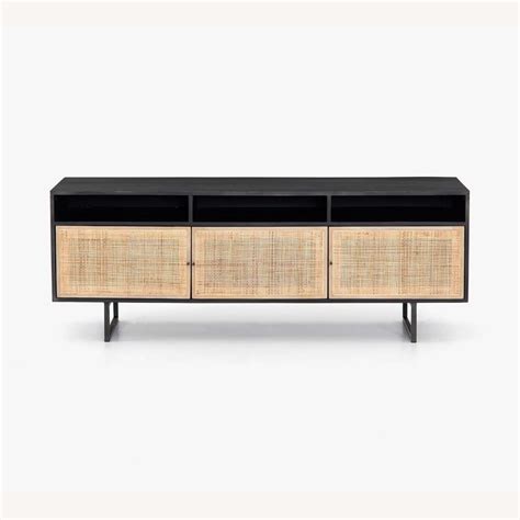 Cane Media Console Black