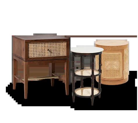 Cane Side Table India